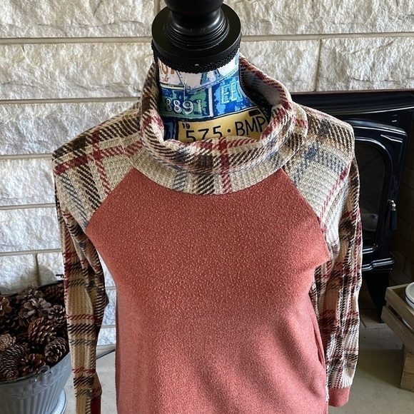 Perfect Peach Girls Turtleneck Dress Sz XL - Picture 2 of 7